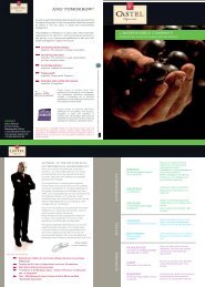 Sustainable Development » brochure, in PDF ... - Groupe CASTEL