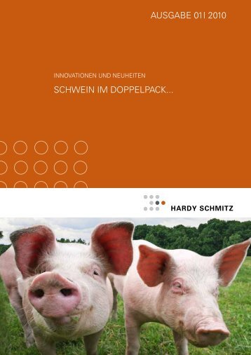 Innovationen & Neuheiten - Ausgabe I-2010 - Hardy Schmitz Shop