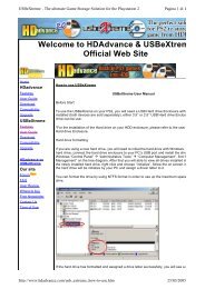 Welcome to HDAdvance & USBeXtreme Official Web Site - Hardstore