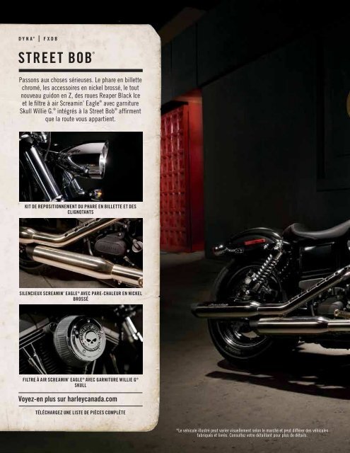 Consultez le nouveau catalogue P&A du printemps - Harley-Davidson