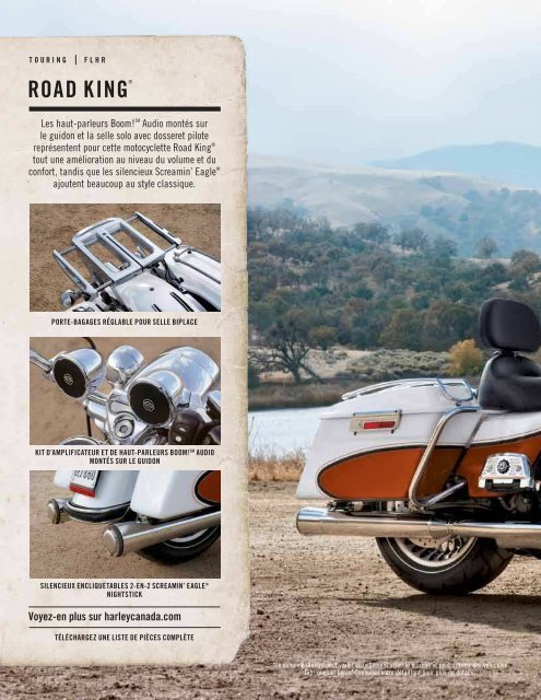 Consultez le nouveau catalogue P&A du printemps - Harley-Davidson