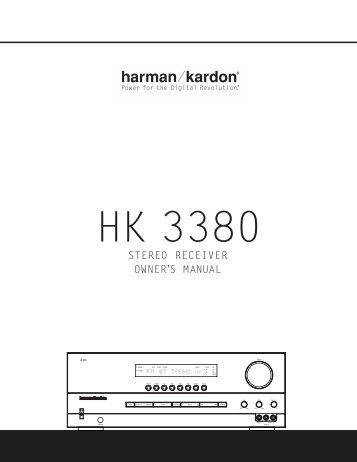 HK3380 OM - Harman Kardon