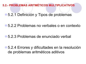 problemas aritméticos multiplicativos