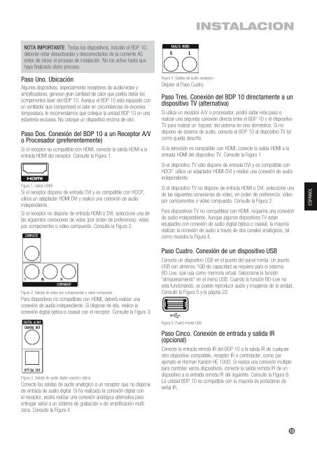 MANUAL DEL PROPIETARIO - Harman Kardon