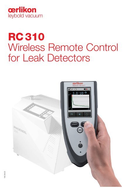 RC 310 Wireless Remote Control for Leak Detectors