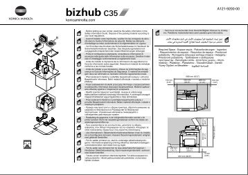 Konica Minolta Bizhub C35 Installation Guide