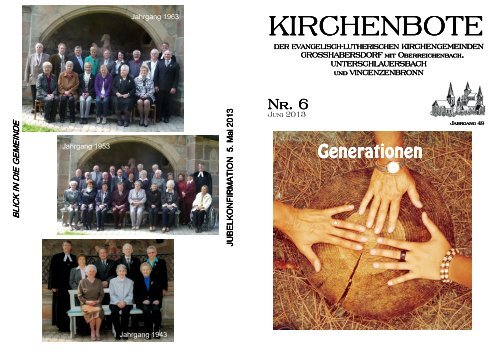 Juni - Evangelischen Kirchengemeinde Großhabersdorf