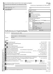 Aufforderung zur Angebotsabgabe - GWW