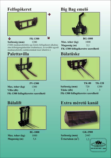 KHR-80E homlokrakodó - Hanki-Ker Kft.