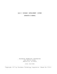 ALS-8 Program Devopment System Operator's Manual