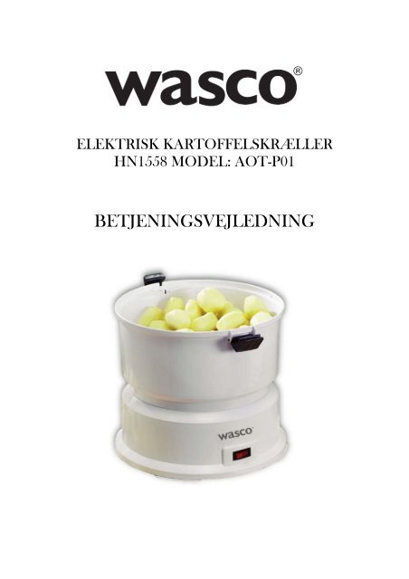 Wasco kartoffelskræller - Harald Nyborg
