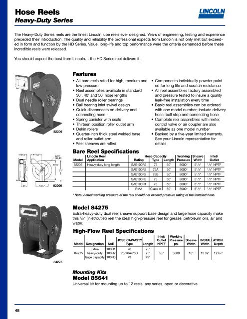 GENERAL LUBRICATION EQUIPMENT & ACCESSORIES ...