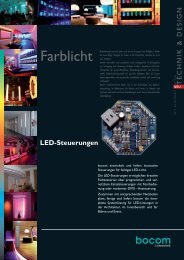 LED-Steuerungen - bocom Lichttechnik â¢ Energiespar-Technologien ...