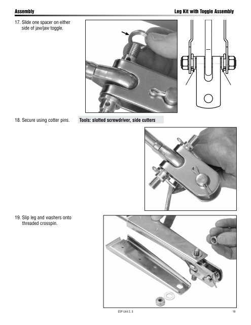 ESP Jib REEfing & fuRling unit 1, 2, 3 - Harken