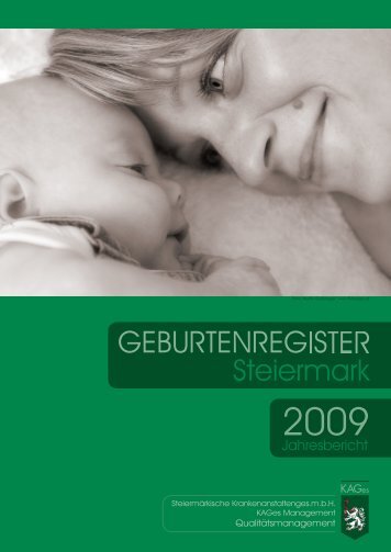 Geburtenregister KAGes Jahresbericht 2009 - Institut für klinische ...