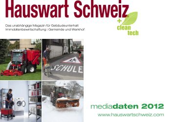 mediadaten 2012 - Hauswart Schweiz