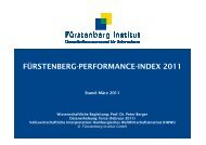 Fürstenberg-Performance-Index 2011