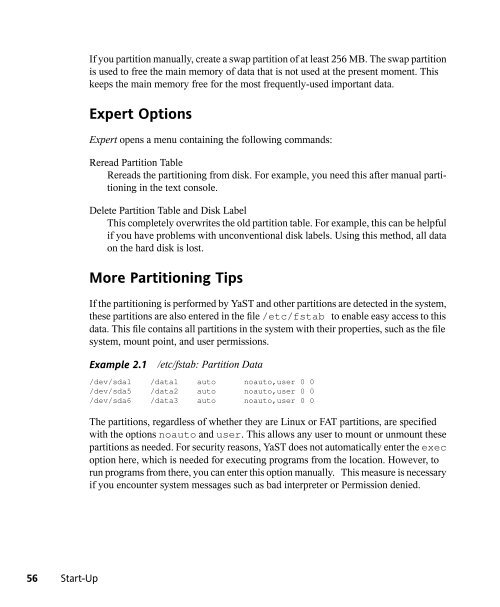 SUSE LINUX Documentation - Index of