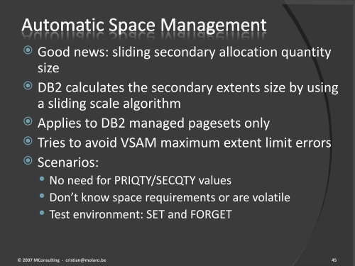 DB2 for z/OS V8 - Guide Share France