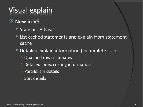 DB2 for z/OS V8 - Guide Share France