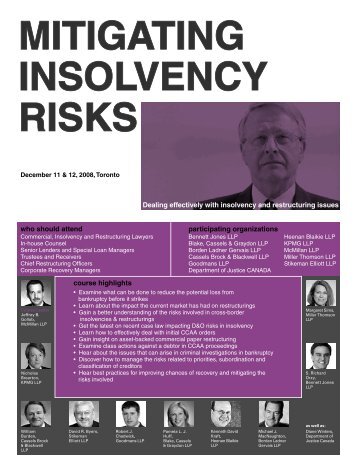 MITIGATING INSOLVENCY RISKS - Goodmans