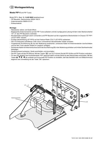 Modul PIP 4/D-GB - Grundig-info.de