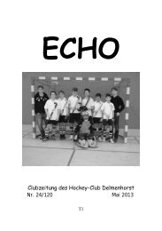 Echo 24 vom Mai 2013 - Hockey-Club an der Delme e.V.