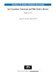 Sow Lactation: Colostrum and Milk Yield: a Review