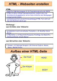 HTML - Hans-Scholl-Realschule