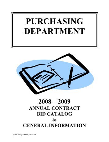 PURCHASING DEPARTMENT