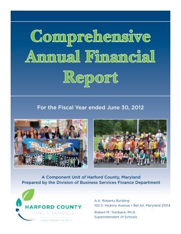 Comprehensive Annual Financial Report - Harford County Public ...