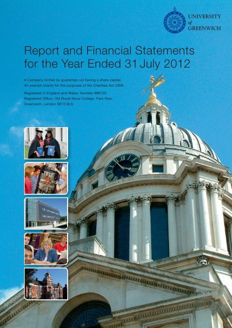 Report and Financial Statements for the Year Ended 31 July 2012