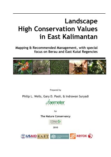 Landscape High Conservation Values in East Kalimantan: Mapping ...