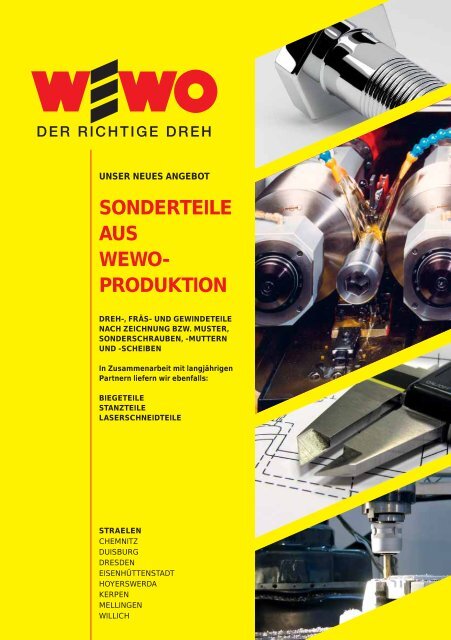 SONDERTEILE AUS WEWO- PRODUKTION