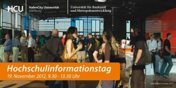 Hochschulinformationstag - HafenCity Universität Hamburg