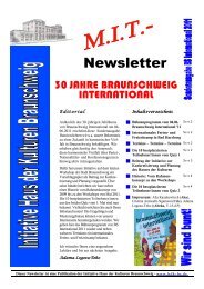 Newsletter - im Haus der Kulturen Braunschweig eV