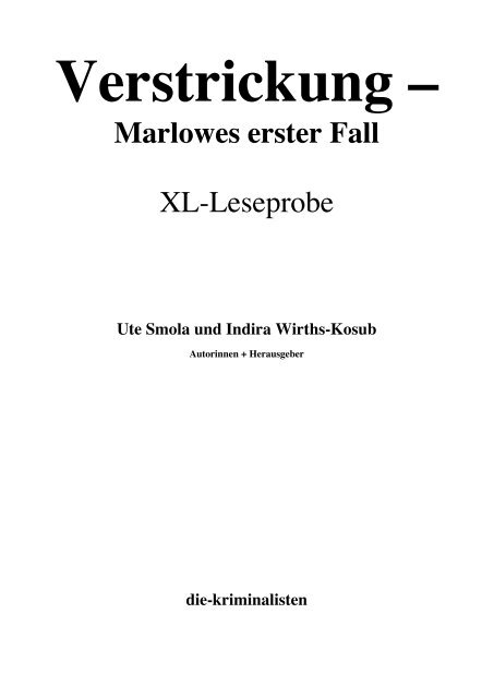 Die neuen Fälle von Marlowe 