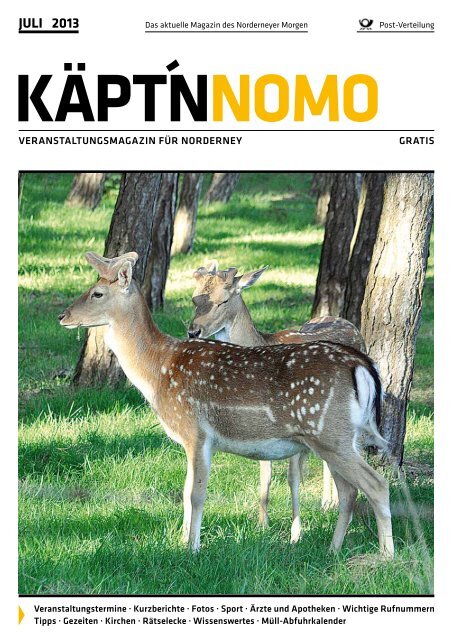 Käpt'n Nomo - Juli 2013 als PDF - Norderney