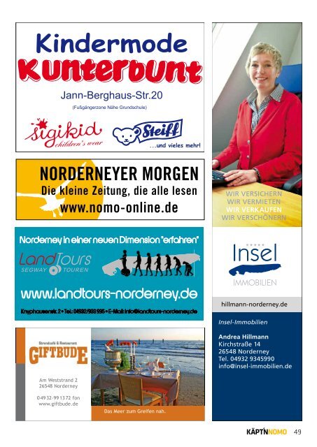 Käpt'n Nomo - Juli 2013 als PDF - Norderney