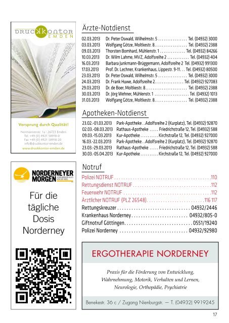 Käpt'n Nomo - März 2013 als PDF - Norderney
