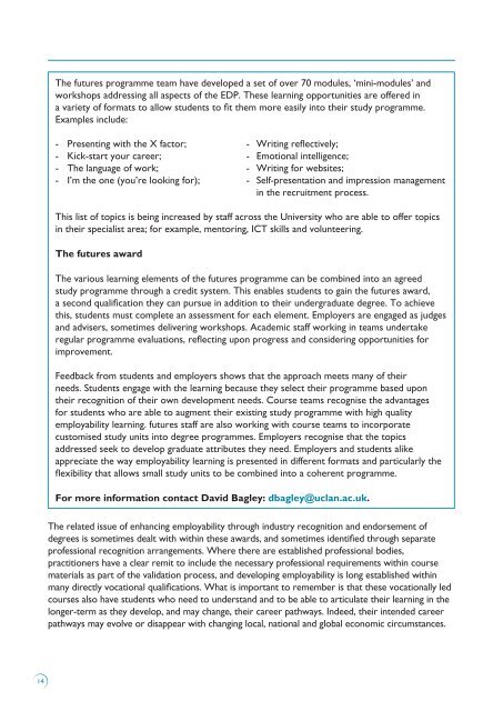 Pedagogy for employability - Higher Education Academy