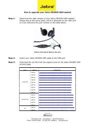 How to upgrade your Jabra GN2000 USB headset Step 1 ... - headON