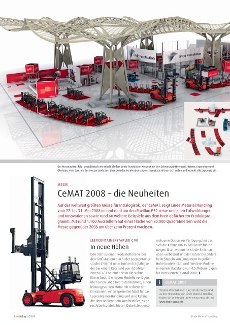 CeMAT 2008 Zahlreiche Neuheiten demonstrieren ... - Gruma