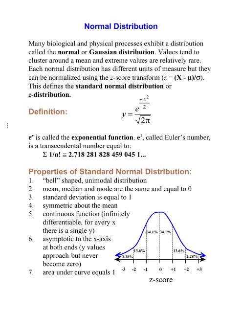 Normal Probablility Distributions