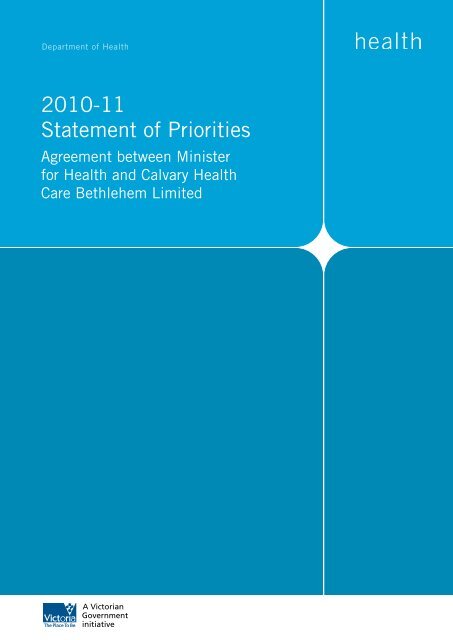 Calvary Health Care Bethlehem (PDF 524kb) - Department of Health