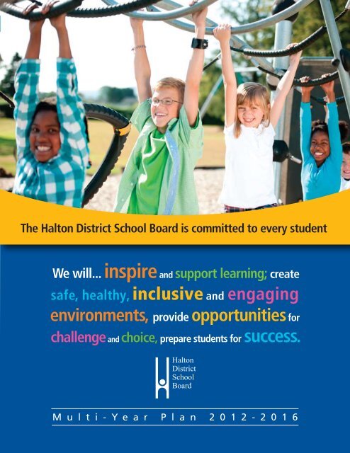 Multi-Year Plan - Halton District School Board