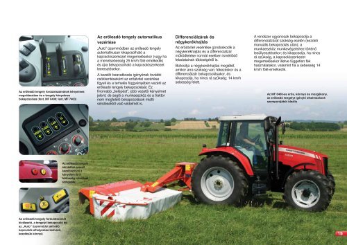 MF 6400/7400 traktor prospektus SISU/PERKINS ... - Hanki-Ker Kft.