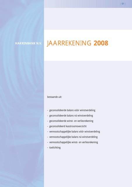 2008 JAARVERSLAG - Hakrinbank