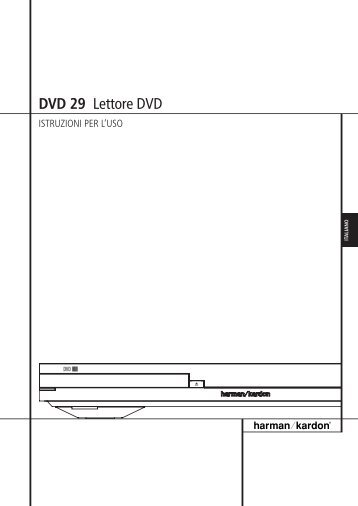 DVD 29 Lettore DVD - Harman Kardon