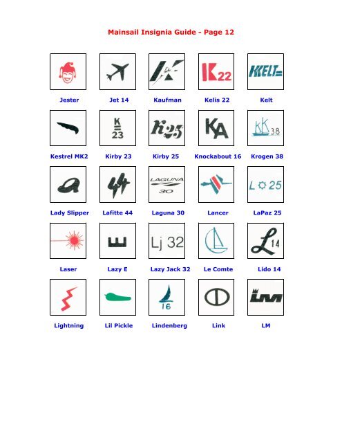 Sail Insignia Guide - AudioSeaStories.com